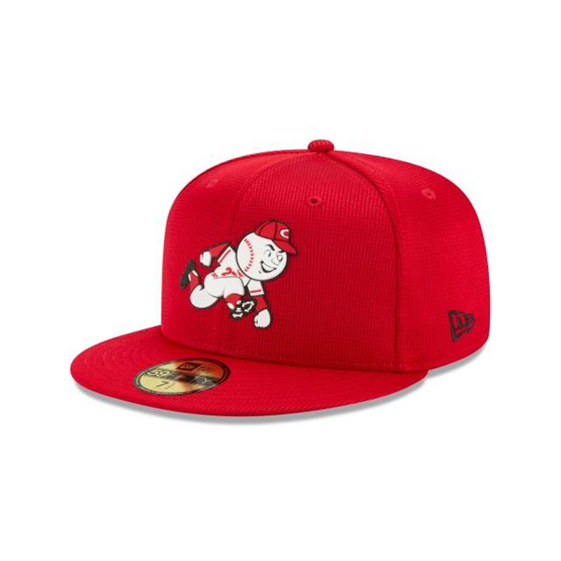 MLB Cincinnati Reds Clubhouse Collection 59Fifty Fitted (LVG4899) - Red New Era Caps